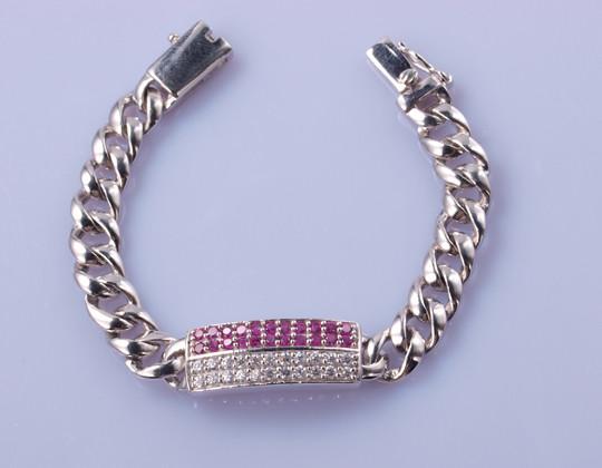 homens de 30g 925 Sterling Silver Charms For Bracelets 17cm antialérgico