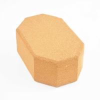 Prop 65 blocs octogonaux de liège de yoga pour l'OEM d'étirement de forme physique de Pilates