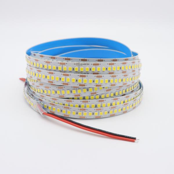10 мм 240 leds самоклеящаяся светодиодная лента 22W / M теплая белая холодная белая светодиодная лента