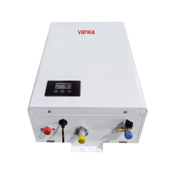 White 16L Digital Thermostatic Gas Water Heater with Single Flue Design Energy Saving and Quiet Operation