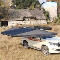 Retractable Waterproof 180 Degree Foxwing Awning Folding Arm Awnings With Led