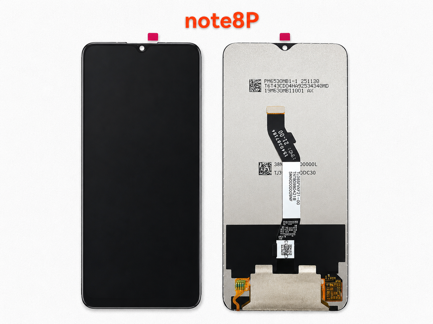 Redmi Note 8 Pro LCD Display 6.53 Inch Mobile Display Assembly 2340x1080 With Touch Digitizer