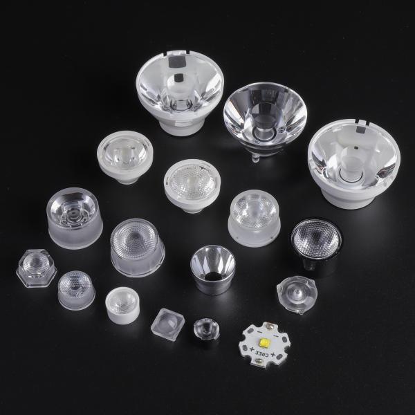 20mm PMMA LED Lens with 93% Transmittance and 5 Degree Beam Angle for Spot Lights and Narrow Beam Applications