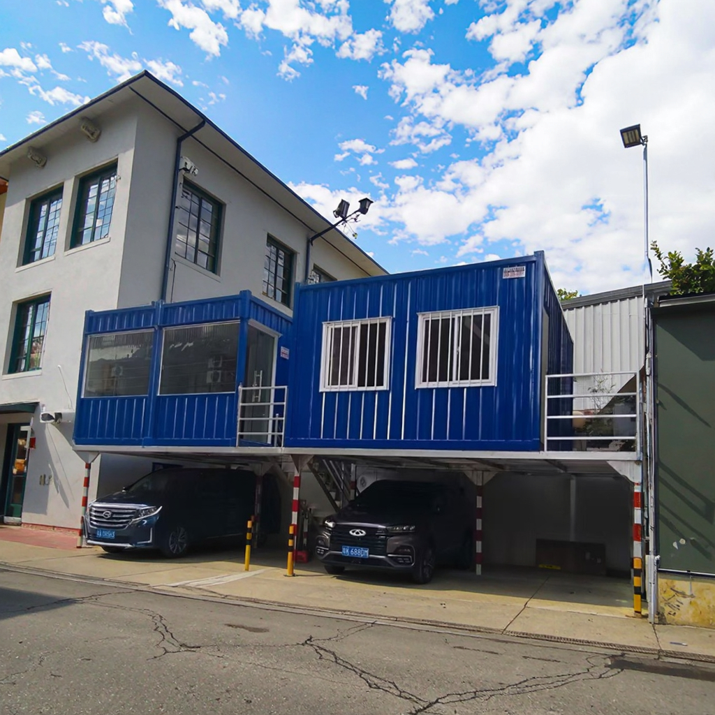 Modified Steel Shipping Container House Versatile Use for Office School Living Room Bedroom Apartment Workshop Bathroom