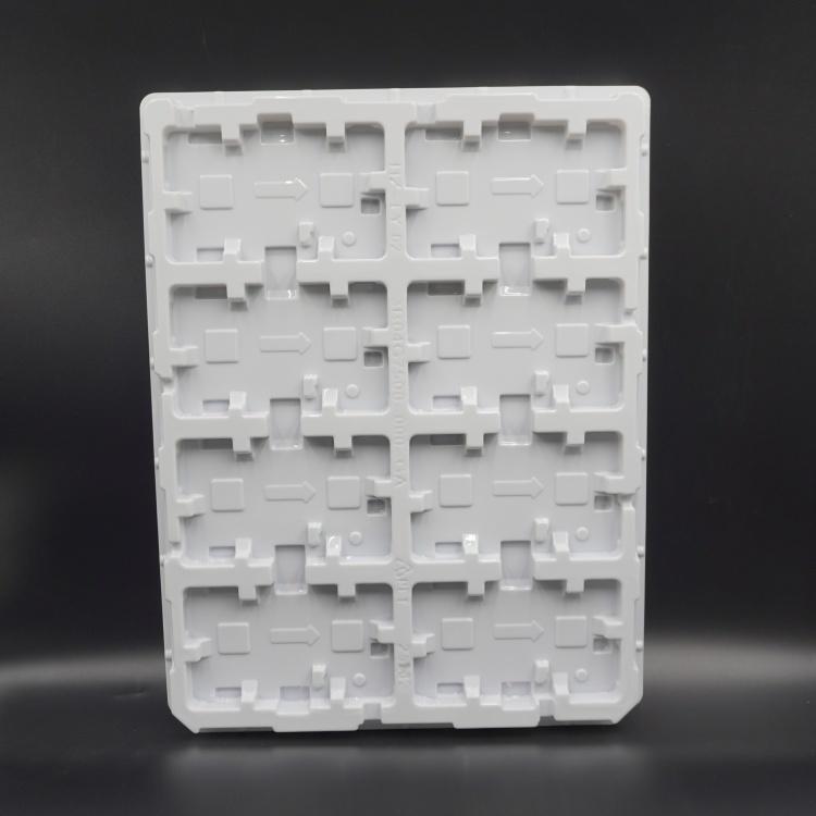 Factory Custom PET Vacuum Formed Plastic Tray Pack Thermoformed Plastic Tray for Electronic Components