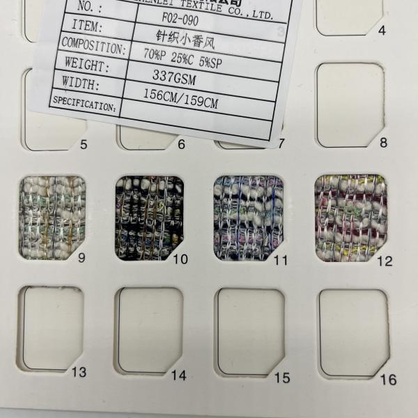 Cotton Polyester Home Textile Knitting Jacquard Fabric F02-089