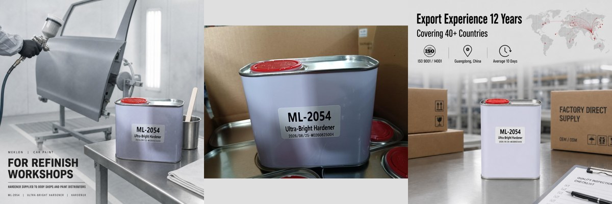 ML-2054 2K Automotive Paint Hardener High Gloss Curing Agent for Car Body Refinishing