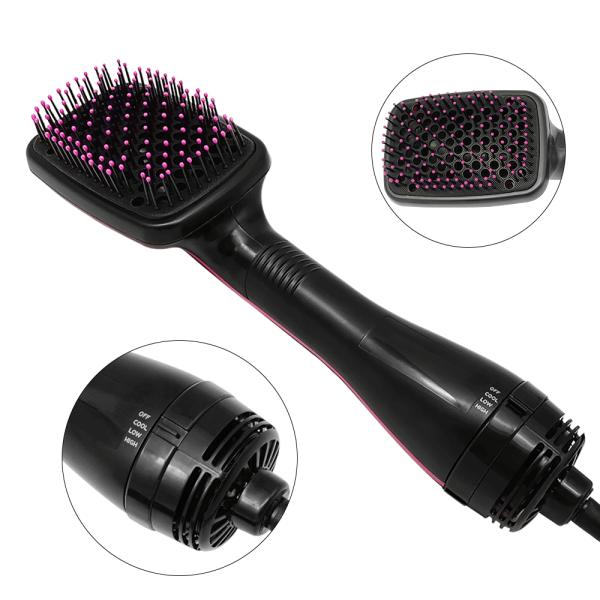 1000W 360 Rotation Cord Electric Blow Dryer Brush Multifunctional For Hair Styler