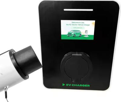 Residential Use Wall Mounted EV Charging Station Charger IP55 Protection Level