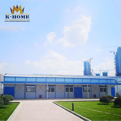 Salas de aula portáteis da única história com escritório e salas de armazenamento modulares