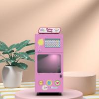 Máquina de venda automática automática remota 220V do algodão doce com tela táctil