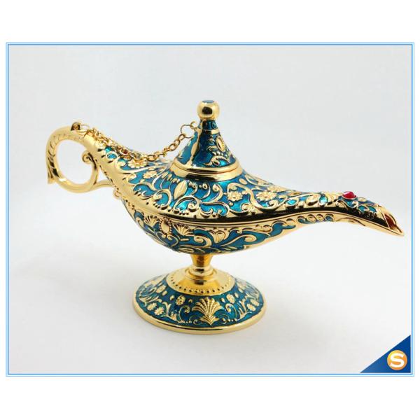 Middle East style metal aladdin lamp trinket box jewelry box for gift