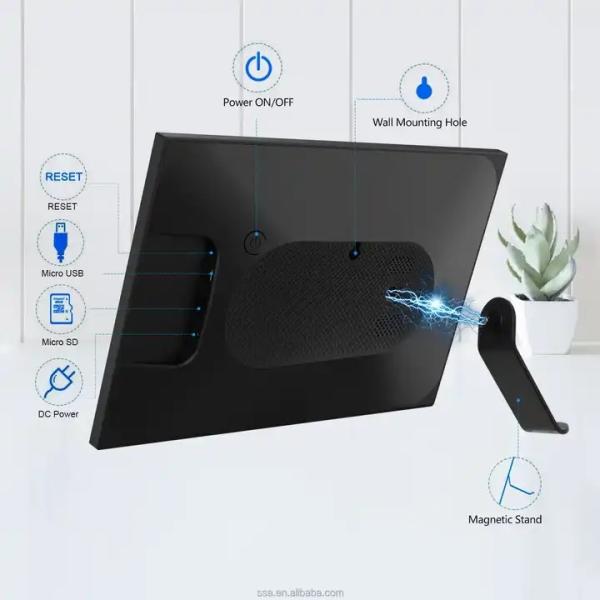 Дистанционное управление 10,1 многофункциональной умной рамки фото цифров облегченное»