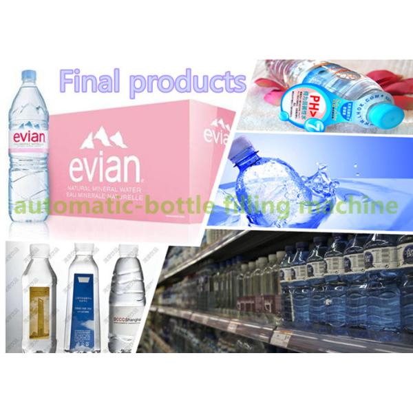 Complete Bottle Water Production Line For Pure / Automatic Filling Water Machine