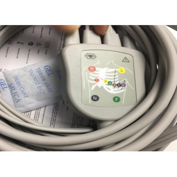 10 Свинцовые запчасти для ЭКГ кабель GE2104726-001 Стандарт ЕС