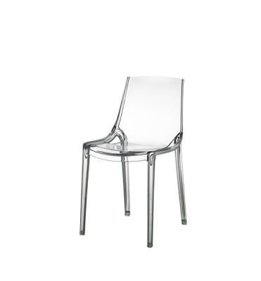 Cadeira de acrílico transparente interior Cadeira de jantar de casamento OEM confortável