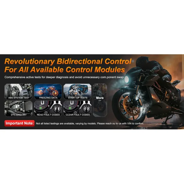 Xtruck M1 Professional Motorcycle Diagnostic Tool Handheld Operation DTC Query Live Data Stream Multi-Brand Motor Scanner