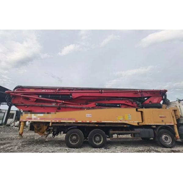 14150*2500*3950 Оранжевый 2018 54м Бетонный насос Грузовик монтированный насос Подержанная тяжелая машина Продажа