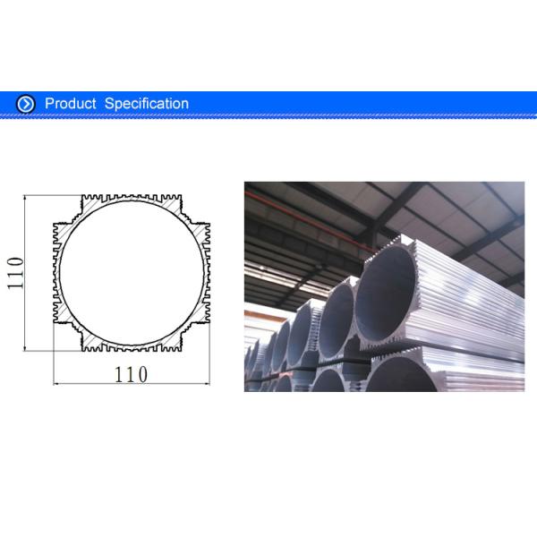 Anodized Industrial Aluminium Profiles for High Performance Heat Sink Electronic Shell Parts 110x110 Mm