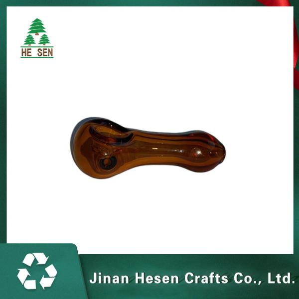 Brown clair Shisha verre de Borosilicate de 3,8 pouces Bongs la conduite d'eau