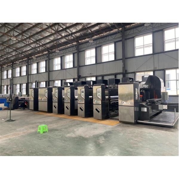 1200x2400mm High Speed Flexo Folder Gluer Machine Corrugated Carton Box Making Machine