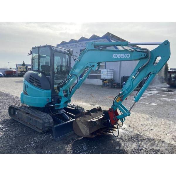 Excavadora mini SK50 usada con un peso de operación de 5 toneladas y 2001-4000 horas de trabajo