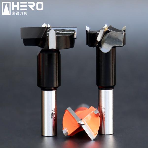 TCT Tungsten Carbide Hinge Drill Bit , Steel Drill Bits Boring Forstner Abrasion
