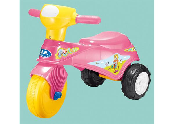 Colorful Plastic Kids Ride On Toys Tricycle Balance Sliding With Removable Pedal