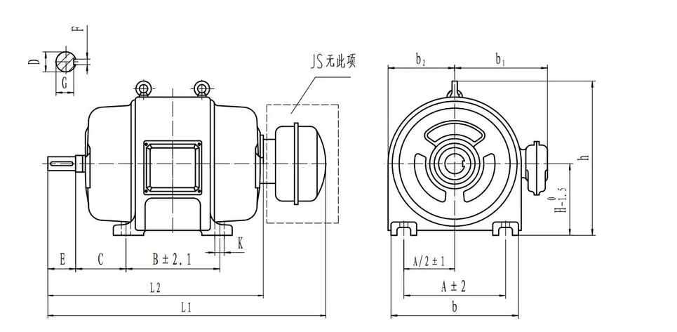 380V~11000 V YR JR JR2 Series 210kw High Tension Wound Rotor slip Ring Motors for Rolling Mill, Ball Mill, Cement Mill