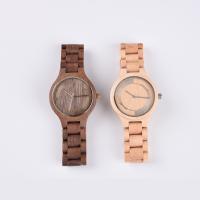 Résistant à l'eau en bois de montre de quartz d'érable de mouvement du Japon pour des cadeaux de Noël