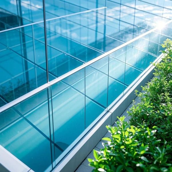 High Class Reflective Glass Curtain Wall Low E Coated Explosion Proof