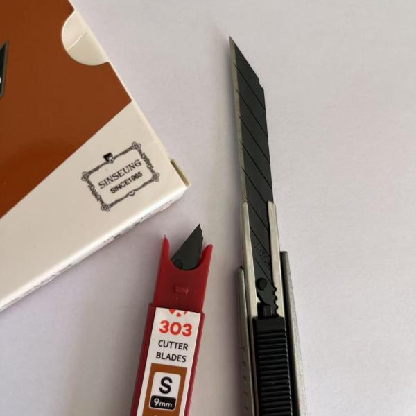 High Carbon Steel Cutter Knife Blade 9mm High Durability For Window Tinting