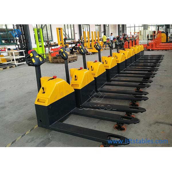 Тележка паллета руки моторизованная легированной сталью с емкостью 1,5 тонн