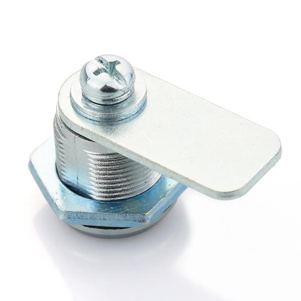 Zinc Alloy Cabinet Box Quarter Turn Cam Lock With Chrome Plating Surface Treatment