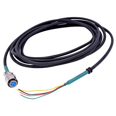 Custom Wire Harness with 4 Pin IP67 Waterproof Plug Male Socket Connector Electrical Cable Assemblies Manufacturer