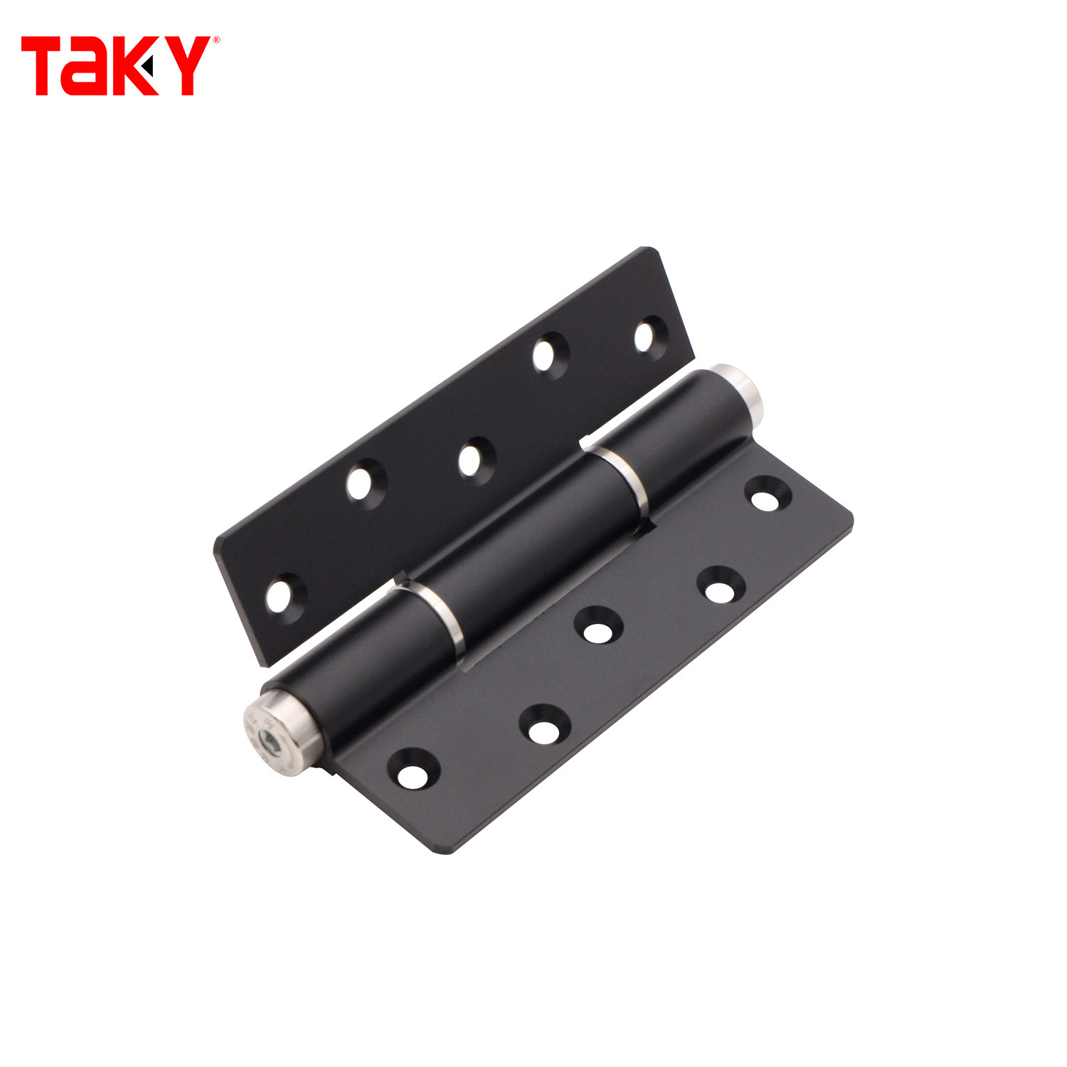 Heavy Duty Hydraulic Soft Close Door Hinge Aluminum Alloy Matte Black Silent Door Hinge