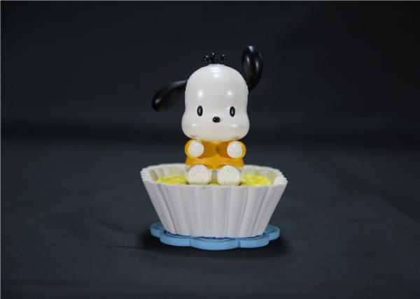 Pochacco Dog Custom Plastic Toys 2.5 Inch Height For Storage 8*7*7cm