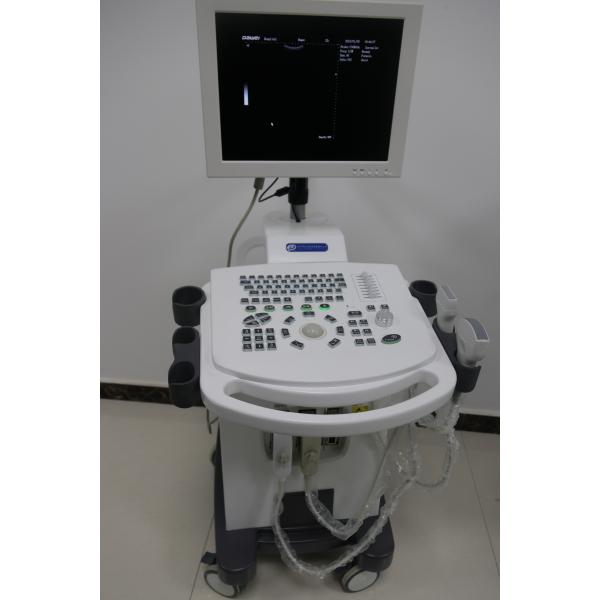 15 Inch LCD Medical Ultrasound Machine Scanner Trolley B Mode Examination Therapy Equipments