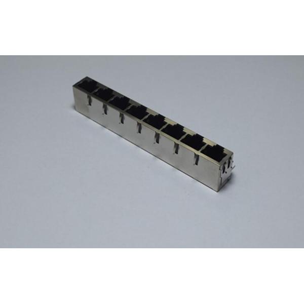 90 Degree Side Entry RJ45 Multiple Port Connectors 8 Port Network Jack Panel Mount