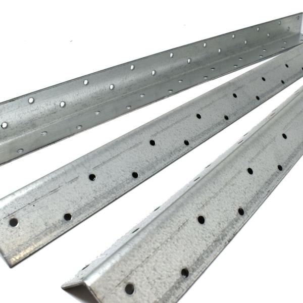 Galvanised Angle Brace Used To Brace Timber Framed Walls In Residential Construction
