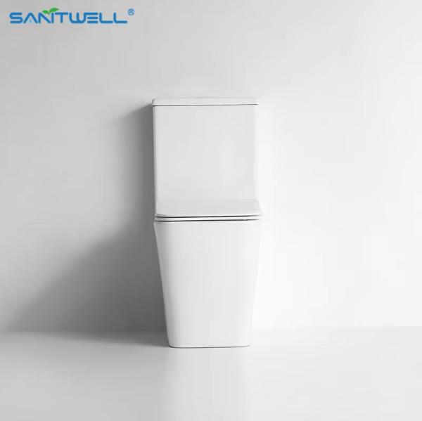 Rimless Toilet Wholesale Price Sanitary Ware New Design two Pieces Toilets for European Market