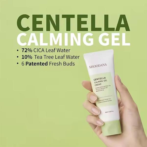 Private Label Vegan Lightweight Face Cream & Lotion Centella Asiatica Extract Gel Calming Gel Cream