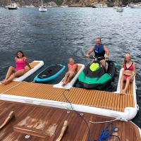 Iate inflável de Jet Ski Floating Dock Pontoon For dos brinquedos duráveis da água