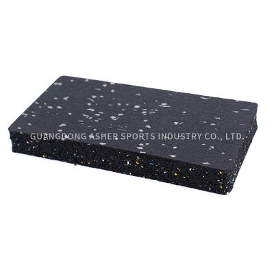 Recycled Shock Absorbing Gym Mats , Anti Slip 15mm Rubber Gym Flooring