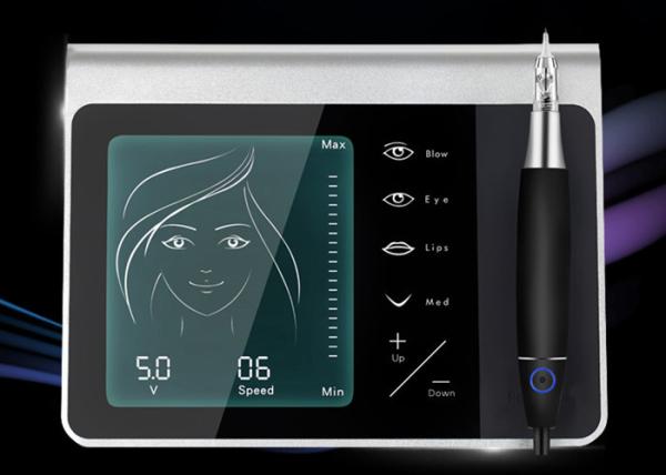 Multi Function Permanent Makeup Tattoo Machine Eyebrow Lip MTS With Panel Control