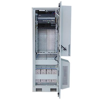 o armário da energia 12U, os armários exteriores 200kg do equipamento de telecomunicações torna mais pesada a proteção IP55