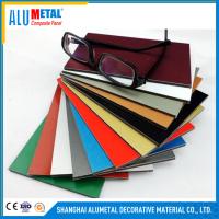 Revêtement en aluminium du panneau de revêtement de noyau incassable de LDPE 500mm PVDF
