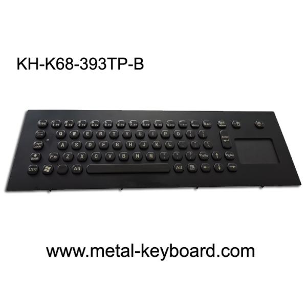 USB PS2 IP65 Waterproof Metal Keyboard With Touchpad Mouse 5VDC
