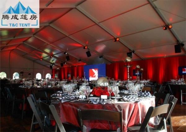 15x30M White Marquee Party Tent For Wedding With Galvanized Steel UV Resistant
