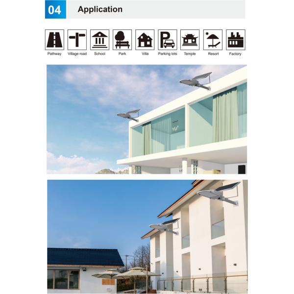 свет потока СИД 5000k солнечный для внешней солнечной стены IP65 освещает водоустойчивое